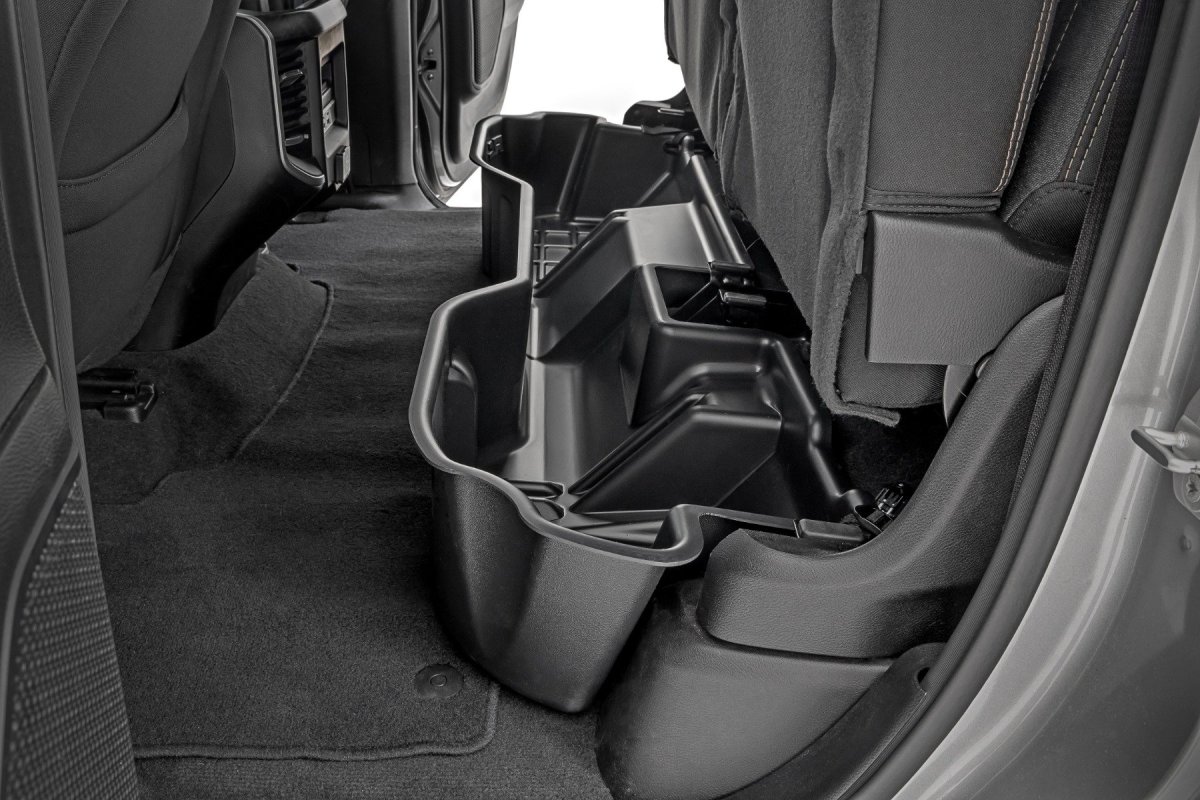 Ram 1500 Under Seat Storage - Rear - Rough Country - Custom-Fit - '19-'25